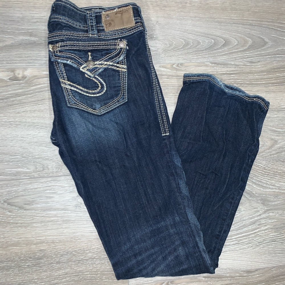 Silver jeans